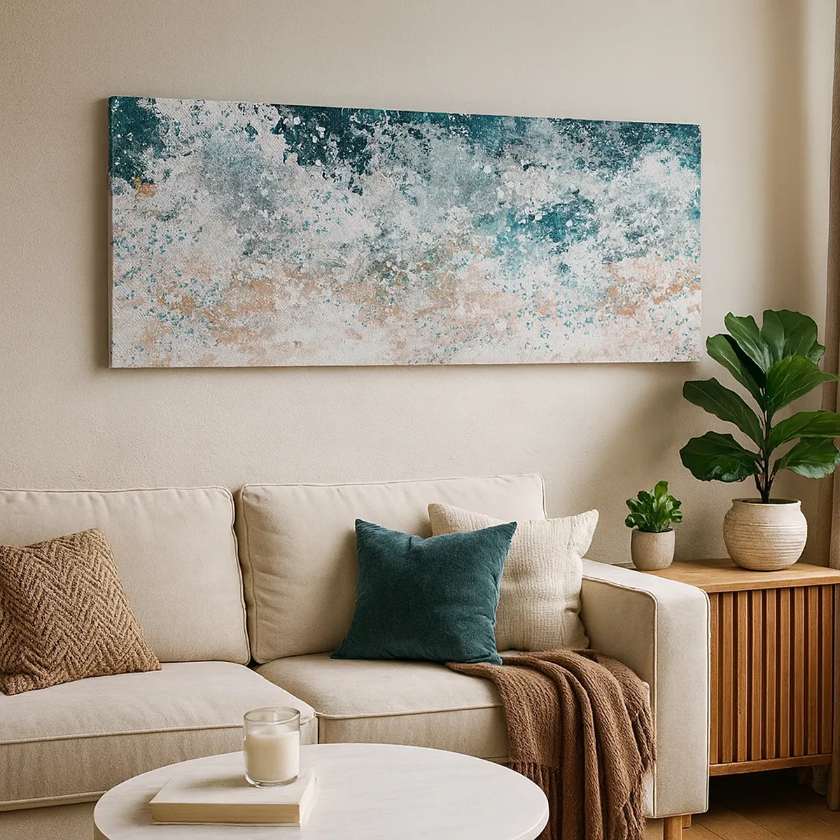 Tablou pe pânză - Povești despre mare - 30x30 cm