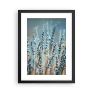 Poster în ramă neagră - Câmpul parfumat - 30x40 cm