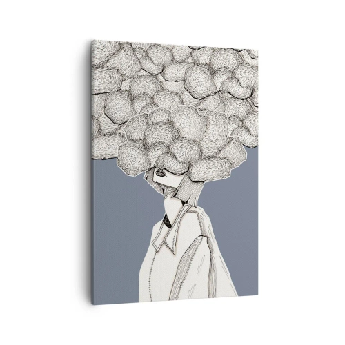 Tablou pe pânză - Cu capul în nori - 50x70 cm