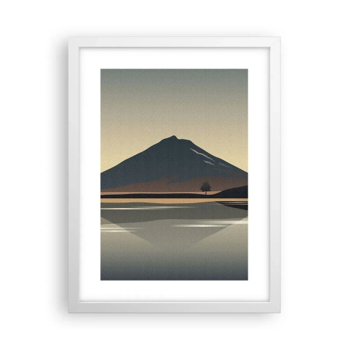 Poster în ramă albă - În oglindă - 30x40 cm