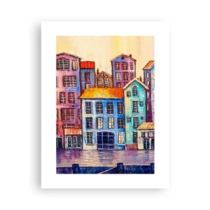 Poster - Un oraș ca în basm - 30x40 cm