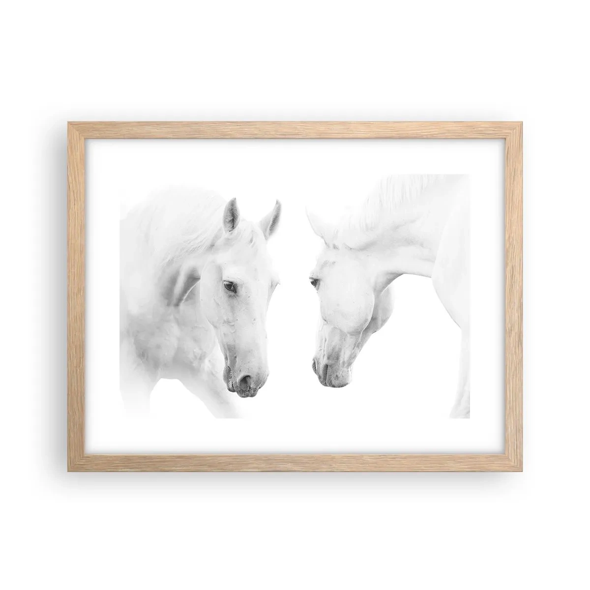 Poster în ramă de stejar deschis - Este aceasta o prietenie...? - 40x30 cm