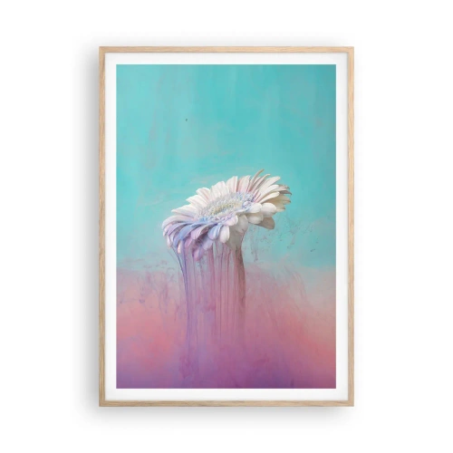 Poster în ramă de stejar deschis - Viața de după flori - 70x100 cm