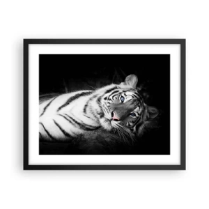 Poster în ramă neagră - Sălbăticie și pace - 50x40 cm