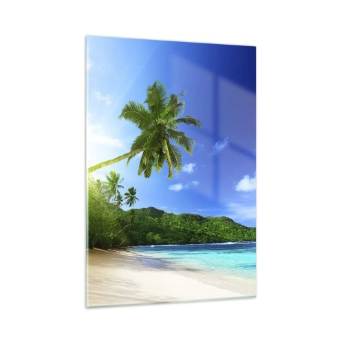 Tablou pe sticlă - O atingere blândă a tropicelor - 50x70 cm