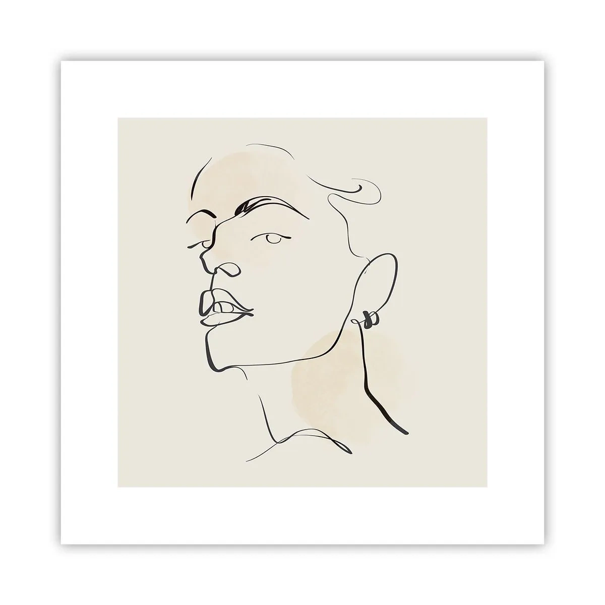 Poster - O privire mândră - 30x30 cm