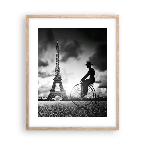 Poster în ramă de stejar deschis - Dorul de Belle Epoque - 40x50 cm