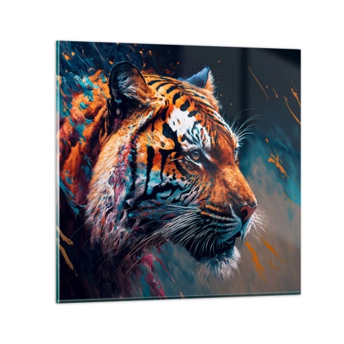 Tablou pe sticlă - Frumusețe sălbatică - 60x60 cm