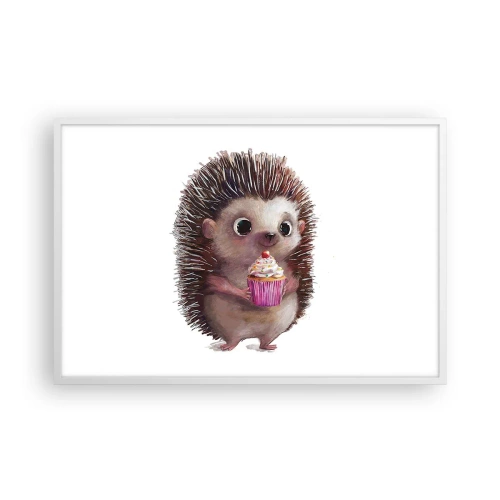 Poster în ramă albă - Fiecare zi este o sărbătoare - 91x61 cm