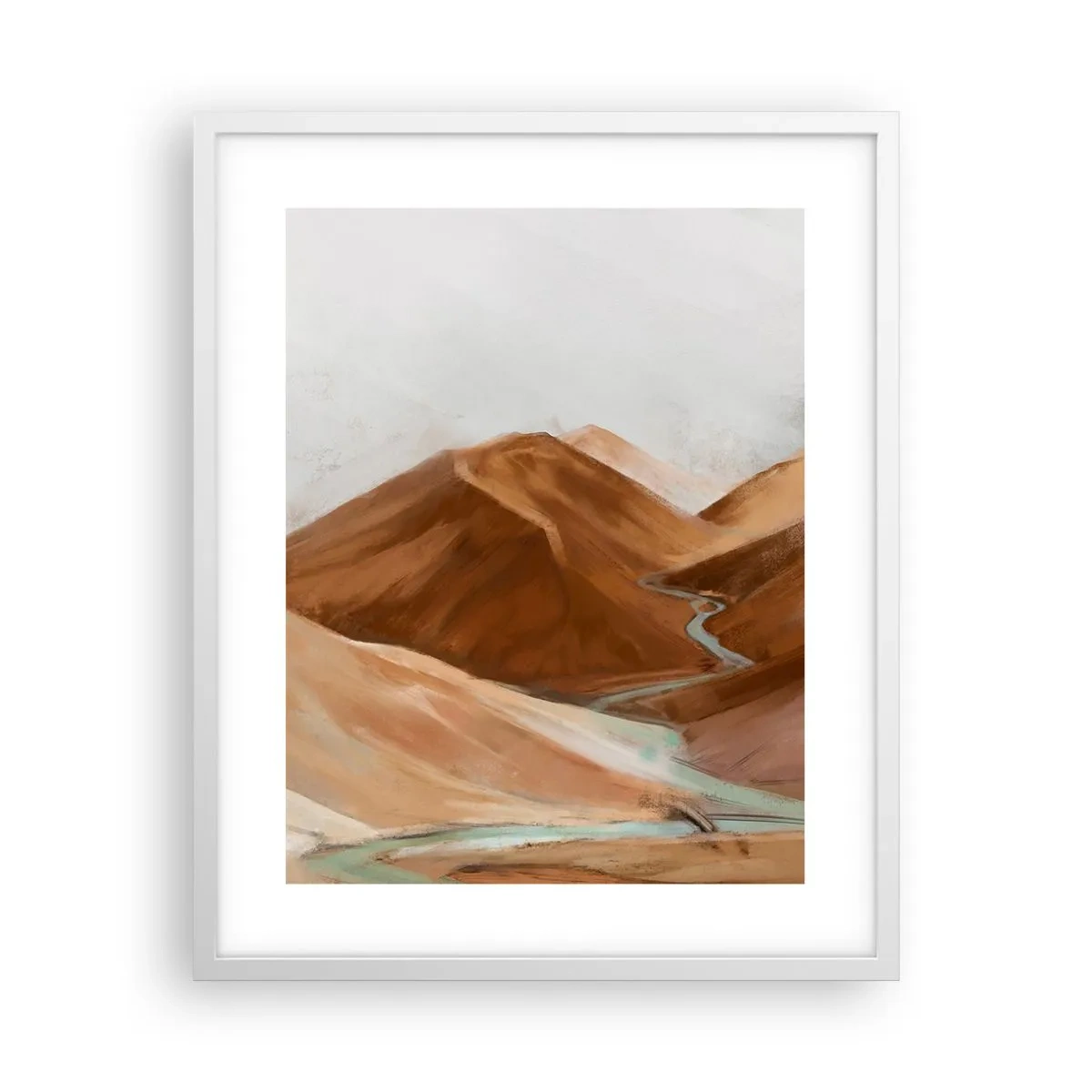 Poster în ramă albă - La sursă - 40x50 cm