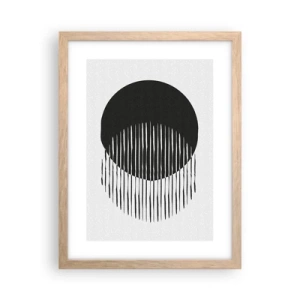 Poster în ramă de stejar deschis - Alter ego-ul său - 30x40 cm