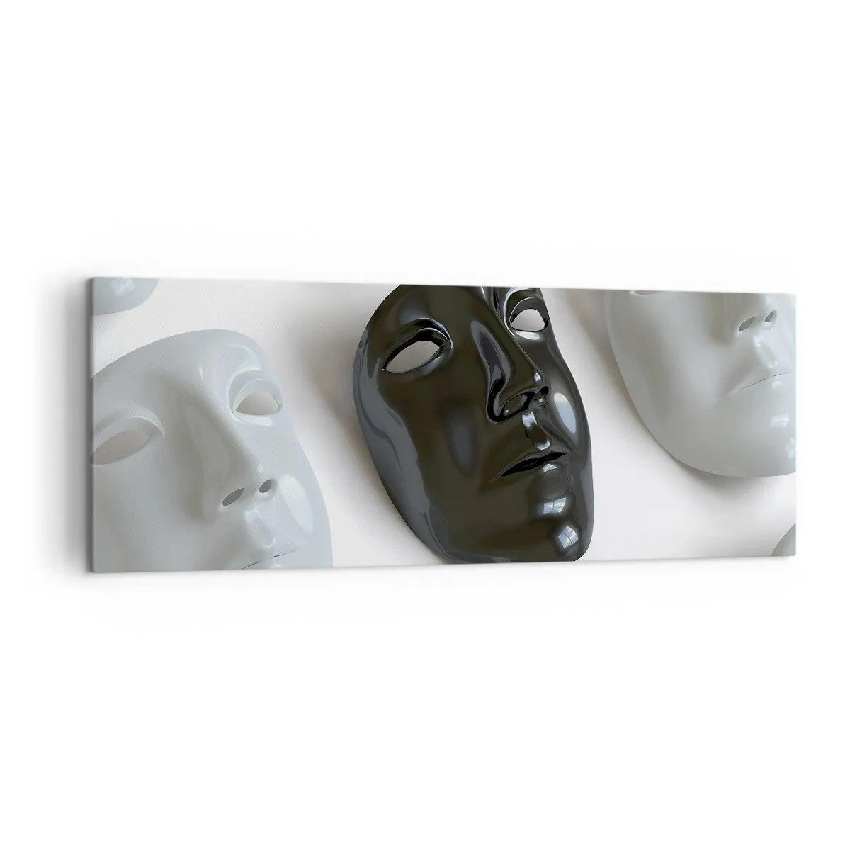 Tablou pe pânză - Cum să ieșiți în evidență? - 140x50 cm