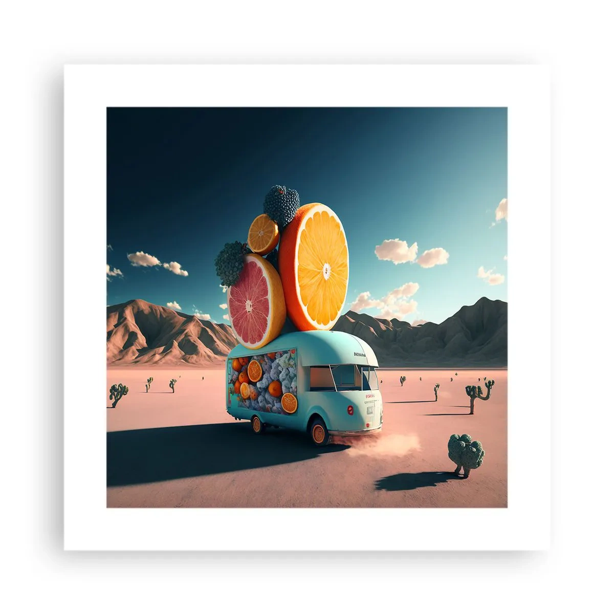 Poster - Gustul vacanței - 40x40 cm