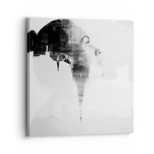 Tablou pe pânză - Pe ambele părți ale geamului - 30x30 cm