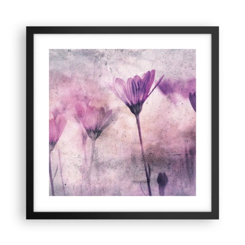 Poster în ramă neagră - Un vis de flori - 40x40 cm