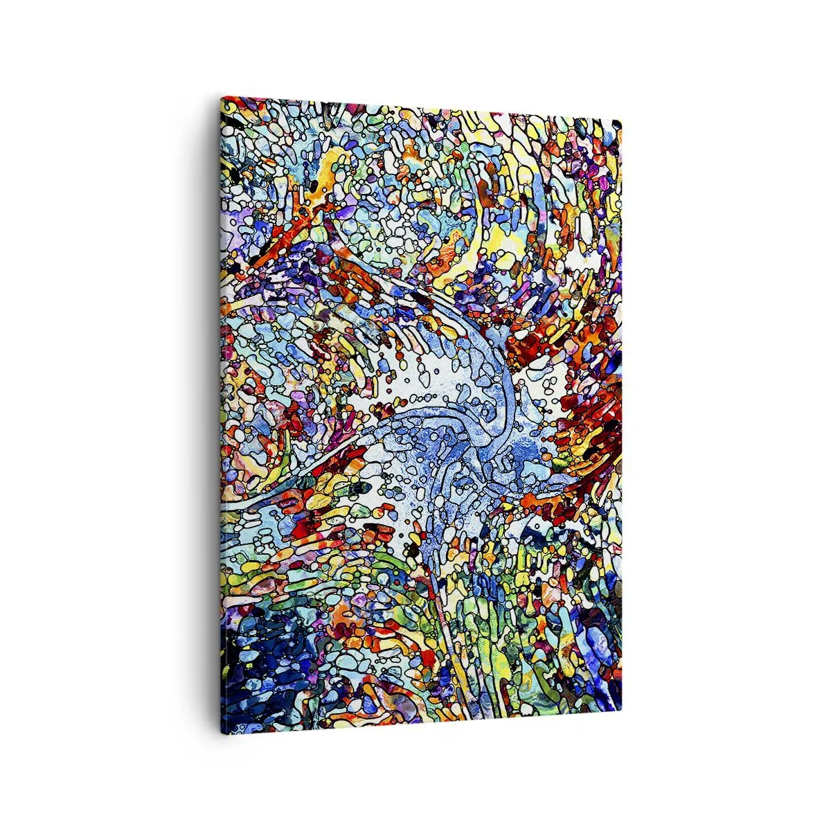 Tablou pe pânză - Vitraliu de picături - 50x70 cm