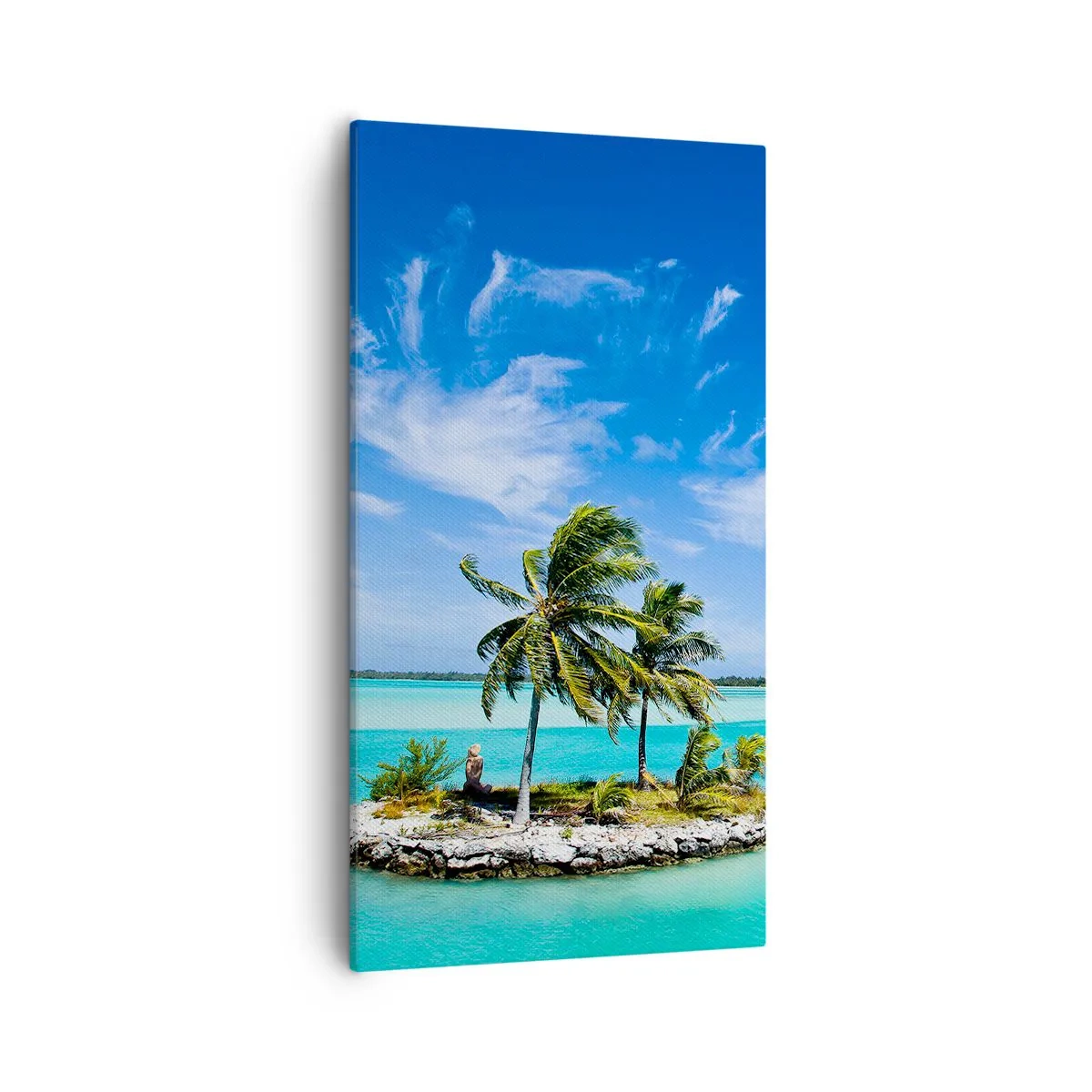 Tablou pe pânză - Paradisul pe pământ - 55x100 cm