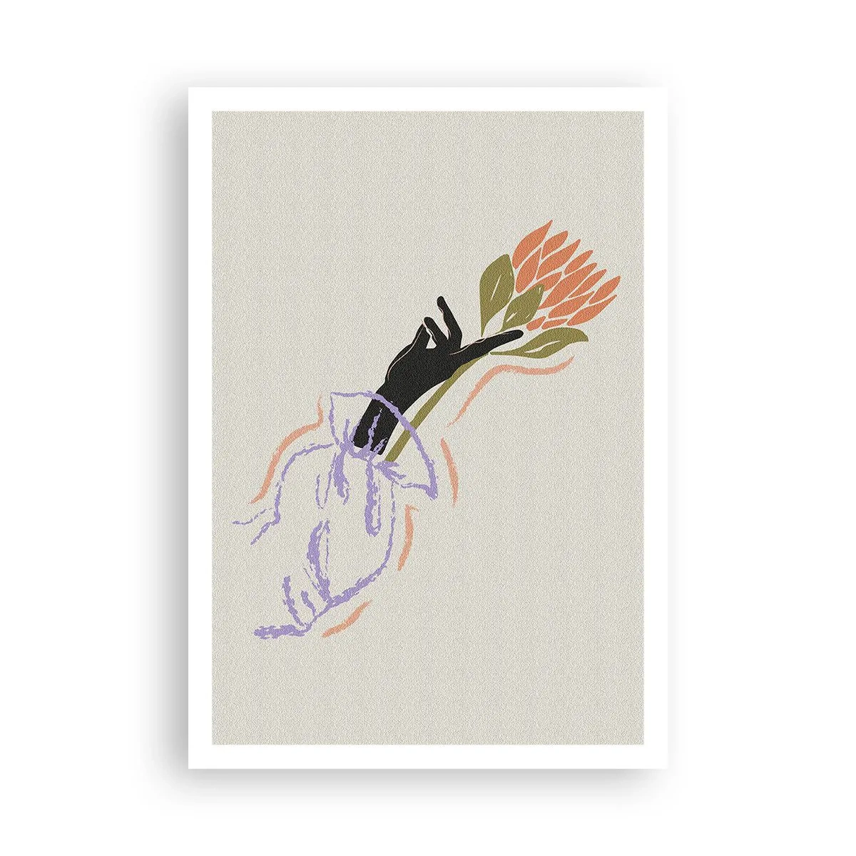 Poster - Atingere surorială - 70x100 cm