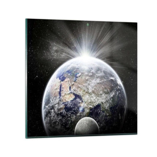 Tablou pe sticlă - În plină strălucire - 50x50 cm