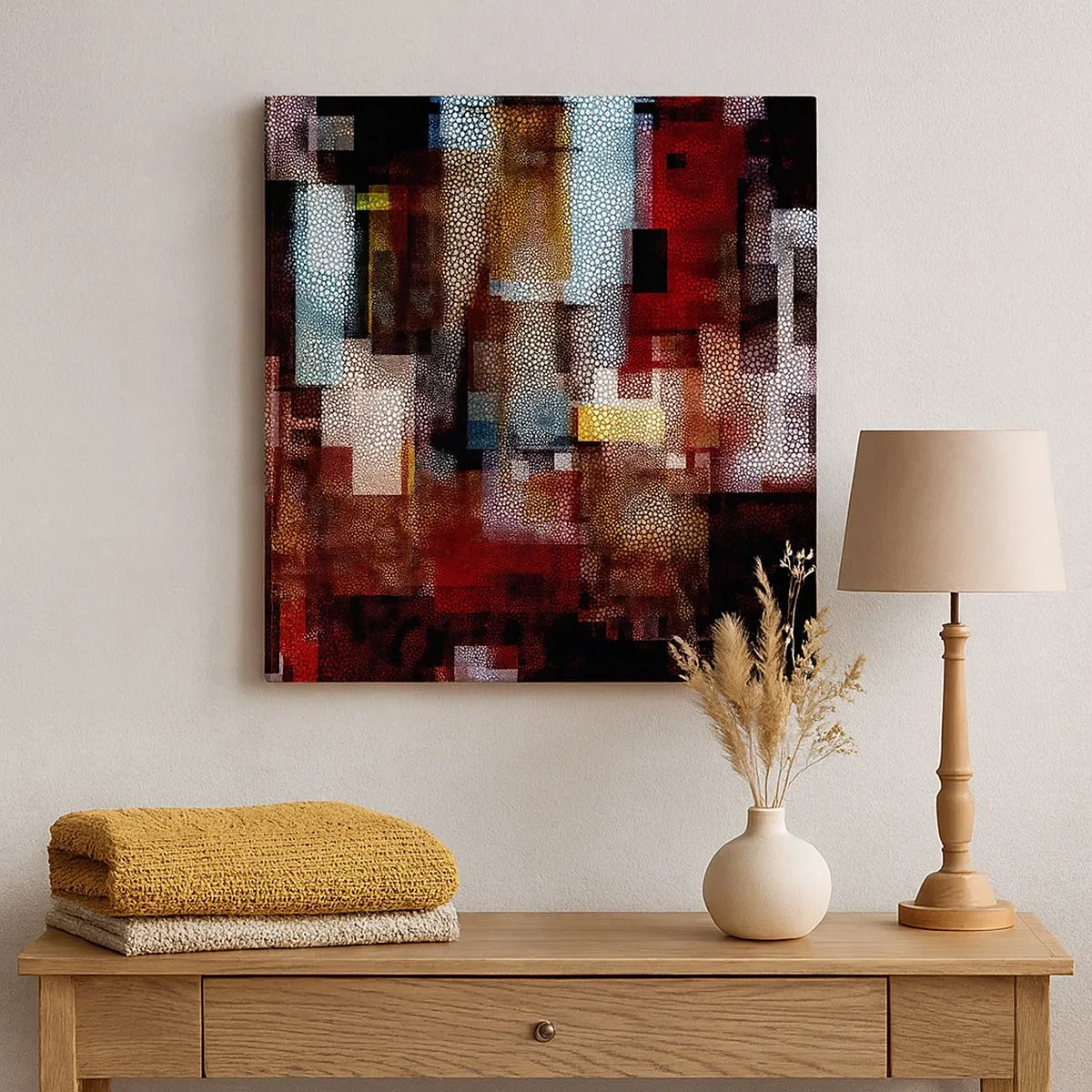 Tablou pe pânză - Totul și nimic - 30x30 cm