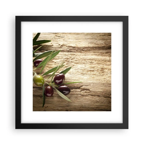 Poster în ramă neagră - Direct din natură - 30x30 cm