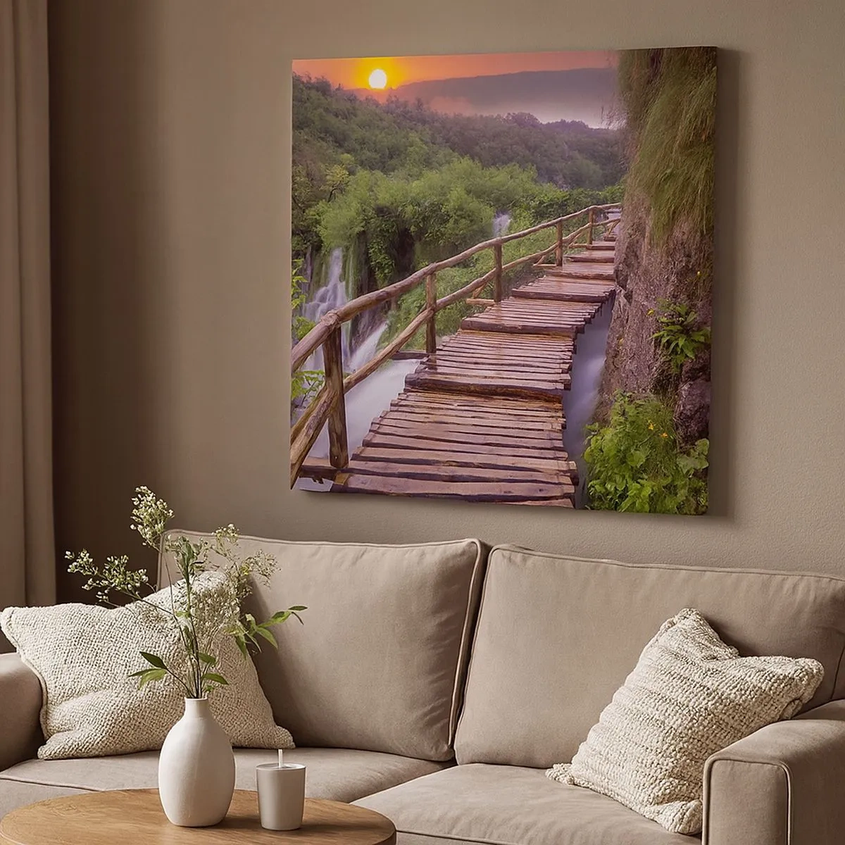 Tablou pe pânză - Frumusețe de necrezut - 30x30 cm