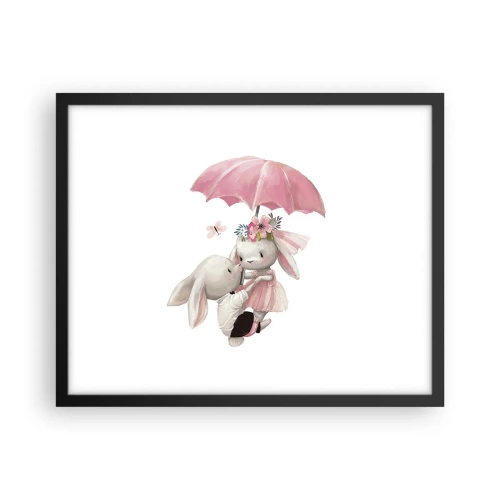 Poster în ramă neagră - Pur și simplu dragoste - 50x40 cm