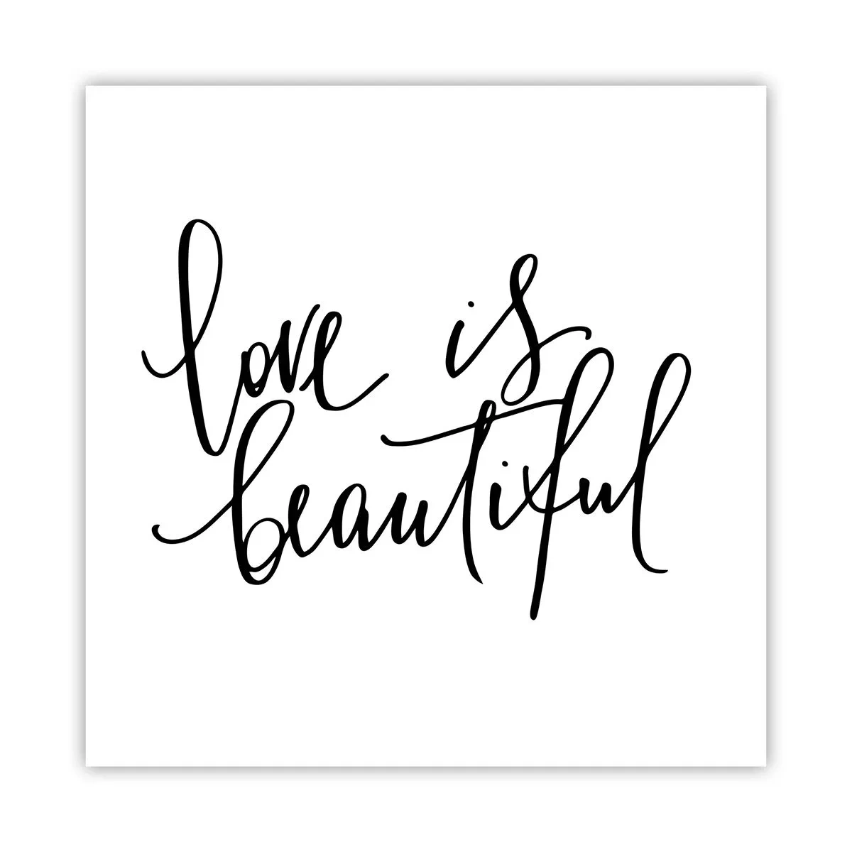 Poster - Citiți și repetați - 60x60 cm