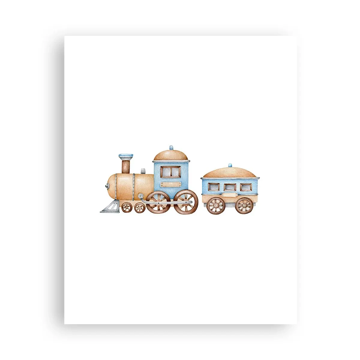 Poster - Trenulețul din copilărie - 40x50 cm