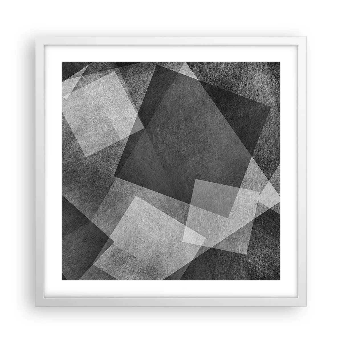 Poster în ramă albă - Un simbol etern al permanenței și al ordinii - 50x50 cm