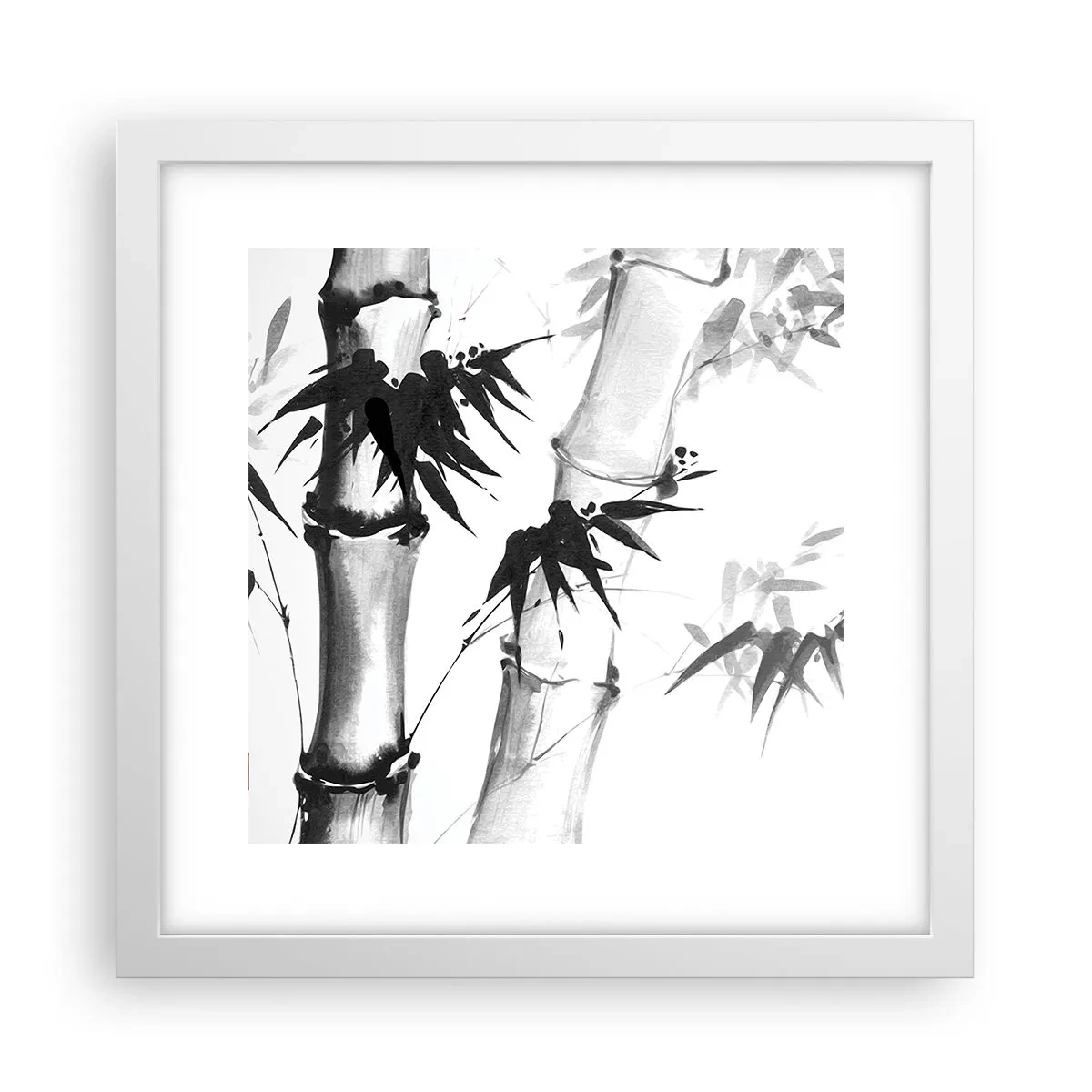 Poster în ramă albă - Primul-plan al Orientului - 30x30 cm