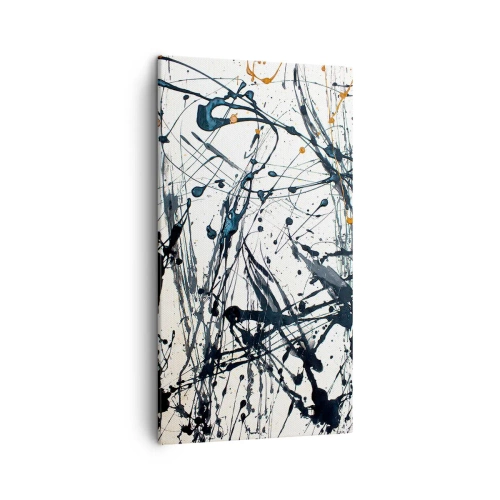 Tablou pe pânză - Abstracție expresionistă - 45x80 cm