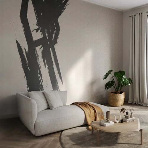 Tapet Premium Canvas - Un impuls de neoprit - Minimalism, Gol, Bucată - 300x210 cm