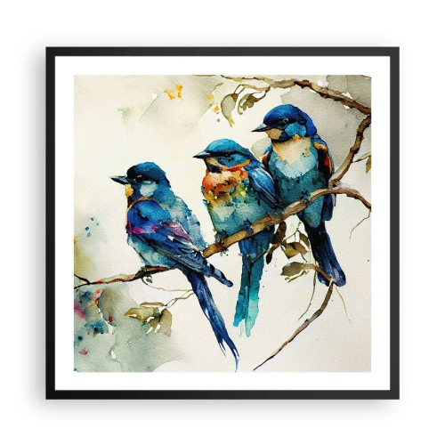 Poster în ramă neagră - Se simte jignit? - 60x60 cm