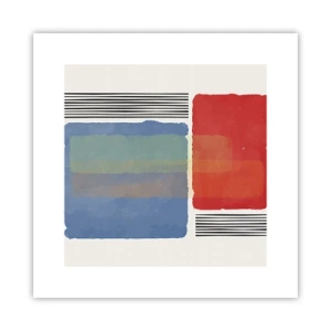 Poster - Spiritul și litera geometriei - 30x30 cm