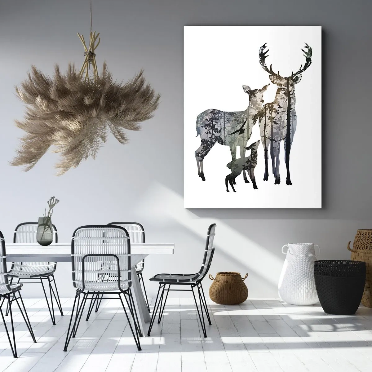 Tablou pe pânză - Fotografie de familie - 45x80 cm