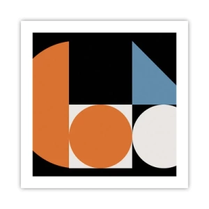 Poster - Sistem de figuri - 50x50 cm