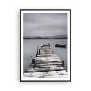 Poster în ramă neagră - Poți pleca mâine - 70x100 cm