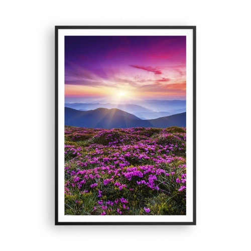 Poster în ramă neagră - Ierburile proaspete miroseau puternic - 70x100 cm