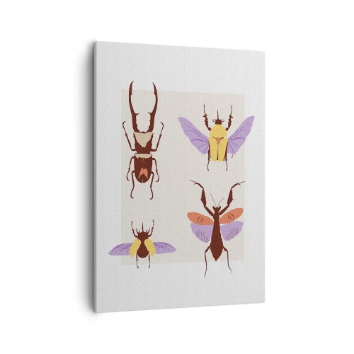 Tablou pe pânză - Lumea insectelor - 50x70 cm