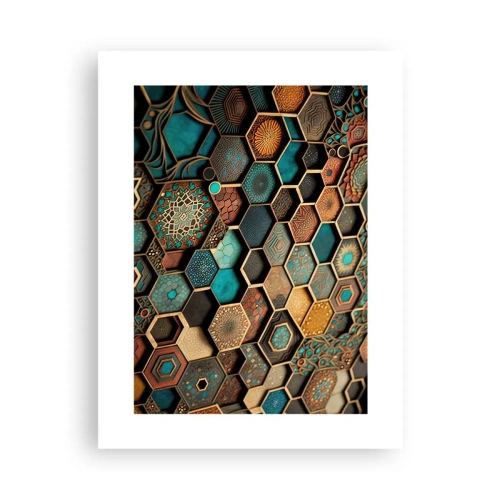 Poster - Ornamente arabe - o variație - 30x40 cm