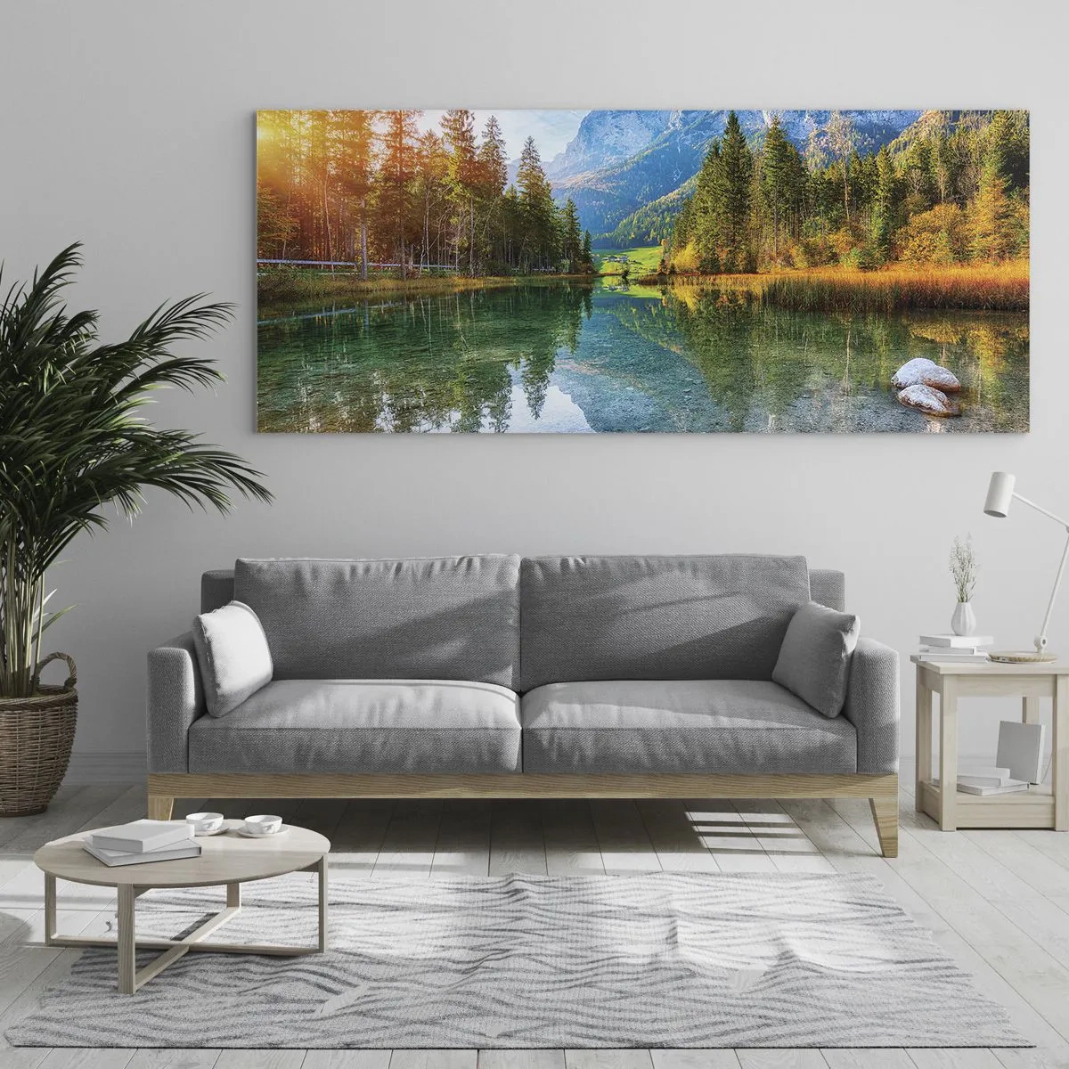 Tablou pe sticlă - Blândețea toamnei - 90x30 cm