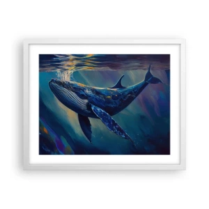 Poster în ramă albă - Bun venit în lumea mea - 50x40 cm