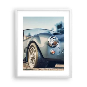 Poster în ramă albă - Pentru că stilul contează - 40x50 cm