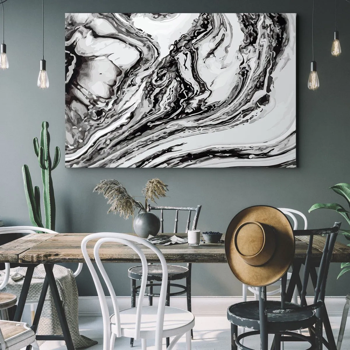 Tablou pe pânză - La început a fost haos - 120x80 cm
