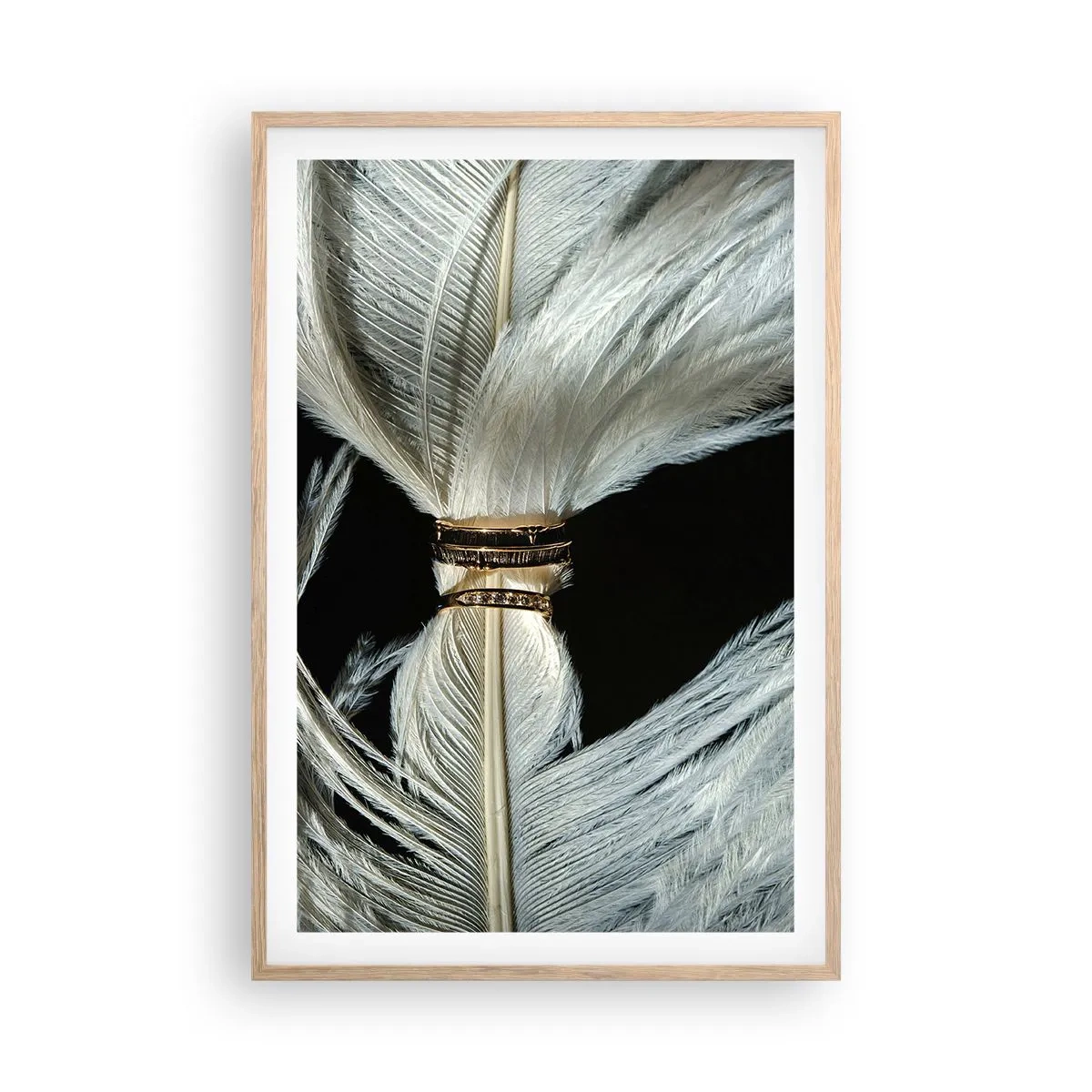 Poster în ramă de stejar deschis - ...și nu te voi părăsi.. - 61x91 cm