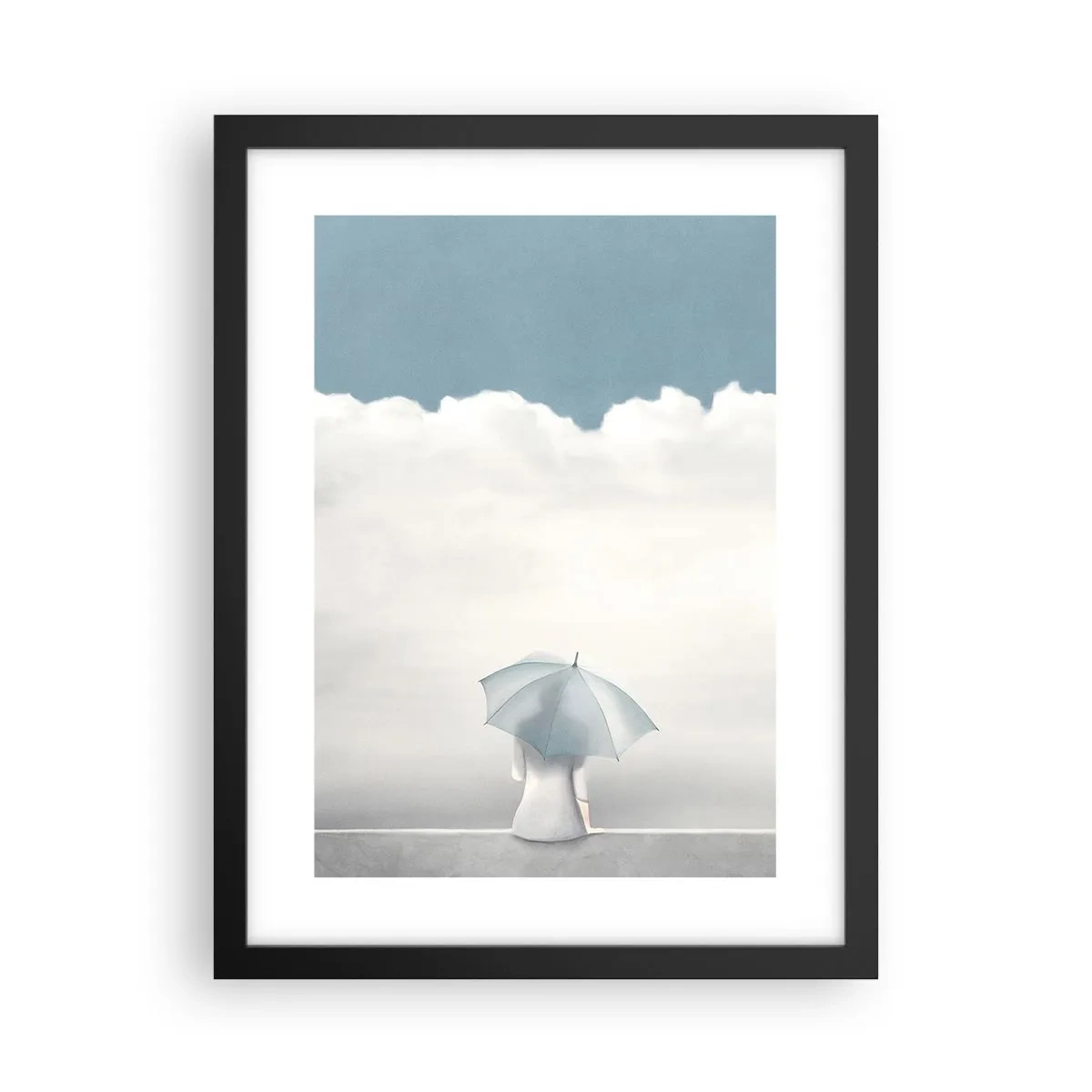 Poster în ramă neagră - La limita dintre realitate și vise - 30x40 cm