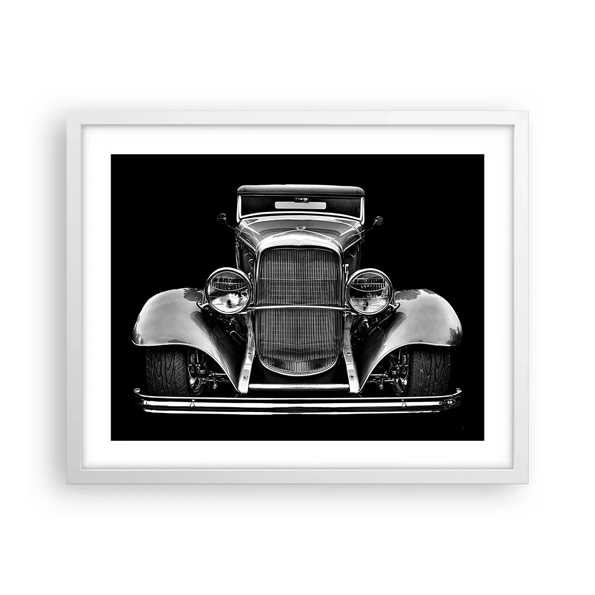 Poster în ramă albă - Un adevărat gentleman - 50x40 cm