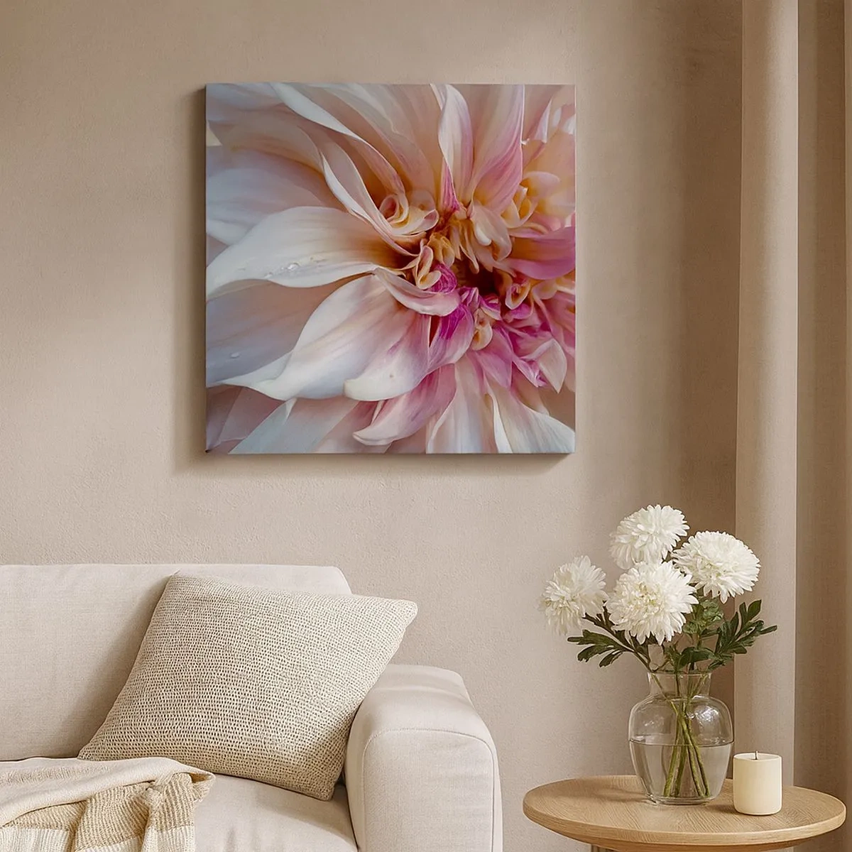 Tablou pe pânză - Prospețime înfloritoare - 30x30 cm