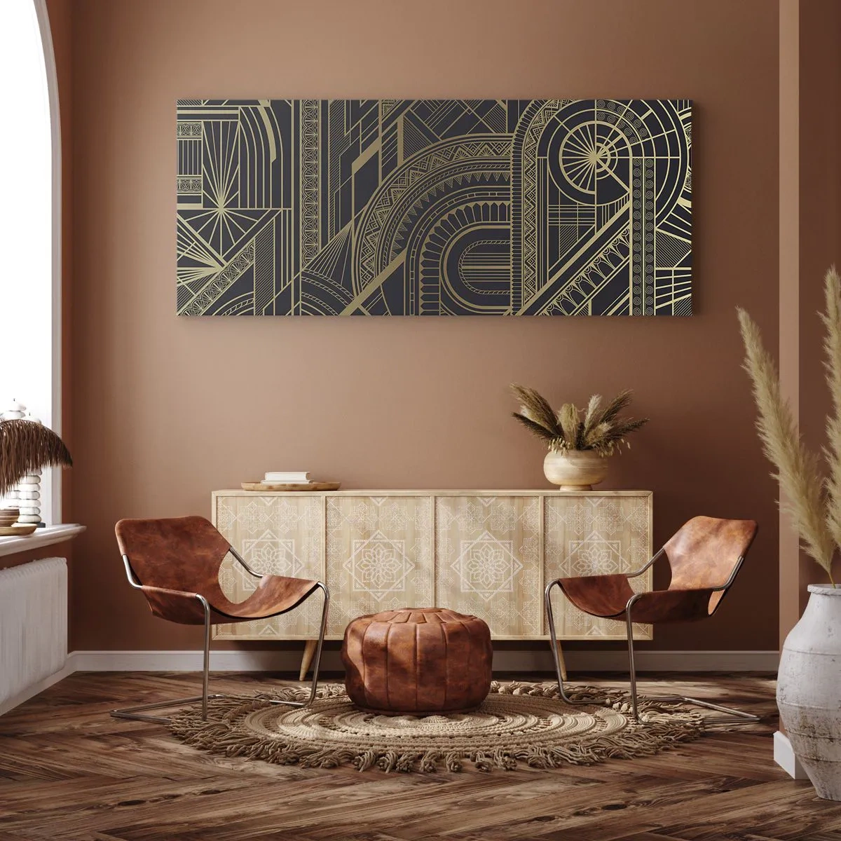 Tablou pe pânză - Concepte, idei, planuri - 100x40 cm
